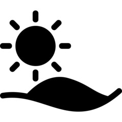 Sticker - Sun Icon