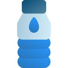 Canvas Print - Water Flask Icon