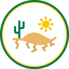 Sticker - Desert Heat Icon