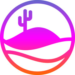 Sticker - Desert Sand Icon