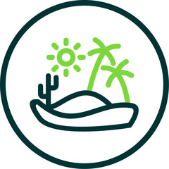 Sticker - Desert Reort Icon