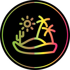 Sticker - Desert Reort Icon