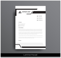 Wall Mural - modern creative & clean business style letterhead bundle of your corporate project design.set to pri