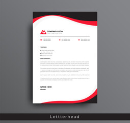 Wall Mural - modern creative & clean business style letterhead bundle of your corporate project design.set to pri
