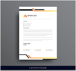 Wall Mural - modern creative & clean business style letterhead bundle of your corporate project design.set to pri