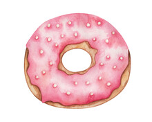 Frosted Sprinkled Donut Art Print Free Stock Photo - Public Domain Pictures