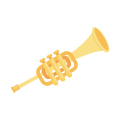 Sticker - trumpet musical instrument