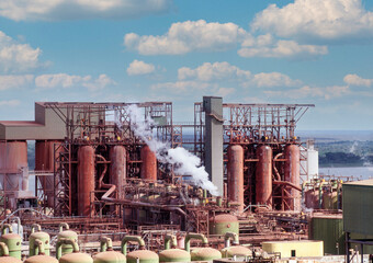 Bauxite industry, Guayana, Venezuela