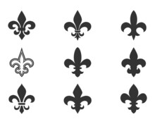 Fleur De Lis - 9 Different Shapes And Symbols