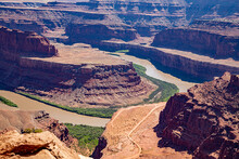 View At Dead Horse Point, Colorado River, Utah, USA