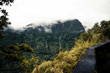 Wall Mural - View Point in the reunion island 