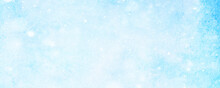 Blue Abstract Background Snowfall Watercolor