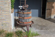 Image of an old wine press for wine production.