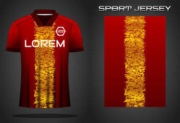 Soccer sport shirt jersey design template