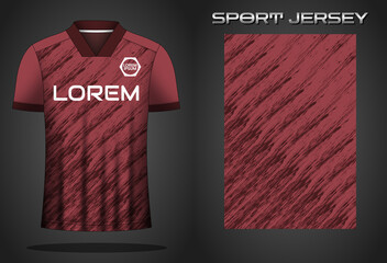 Soccer sport shirt jersey design template