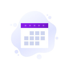 Wall Mural - schedule or calendar icon, vector design