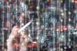 © vegefox.com - Neural network 3D illustration. Big data and cybersecurity