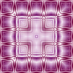 Wall Mural - 3d effect - abstract kaleidoscopic geometric color gradient pattern 