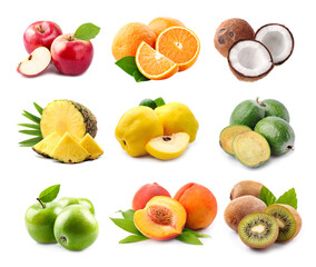 Sticker - Collage of sweet fruits