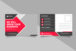 © Tanu - corporate postcard template.   business  Modern postcard EDDM design template