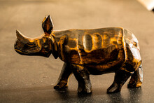 Toy Rhino With Specific Blur.
