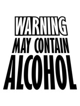 May Contain Alcohol Warning 