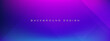 Abstract blue and purple banner background. Vector long banner for social media post, website header