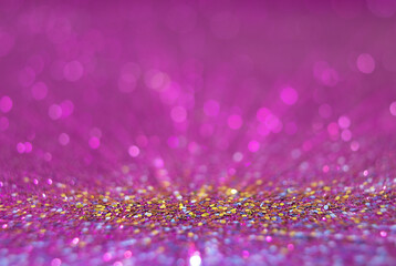 Wall Mural - pink rose, pink bokeh, circle abstract light background, pink rose shining lights, sparkling glitter