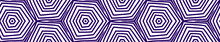 Ikat Repeating Seamless Border. Purple