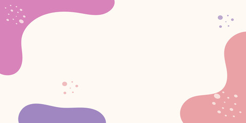 Wall Mural - Abstract creative backgrounds in minimal trendy style with copy space for text.