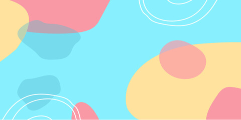 Wall Mural - Abstract creative backgrounds in minimal trendy style with copy space for text.