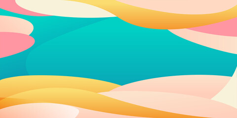 Wall Mural - Abstract creative backgrounds in minimal trendy style with copy space for text.