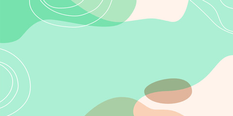 Wall Mural - Abstract creative backgrounds in minimal trendy style with copy space for text.
