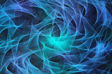 Abstract digital web data network background with binary code