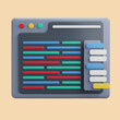 © nixxdsgn - Code in 3D render for Graphic Asset Web Presentation or Other