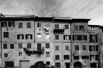 Wall Mural - Medieval Italian city of Siena