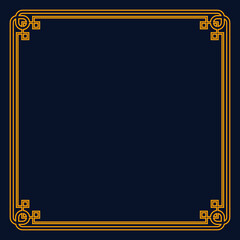 Decorative border frame. Classic frame.