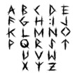 Runic alphabet English letters