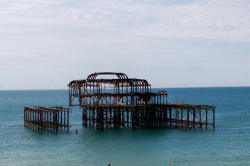 Wall Mural - pier on the sea