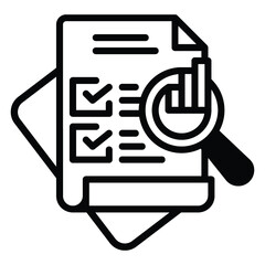 Transparency, chart, statistics icon