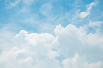blue sky with clouds