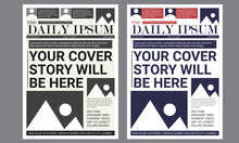 Newspaper Layout Design, Newsletter, Tabloid Front Page Design, Tabloid Cover, A3 Tabloid Design, Magazine Cover Design
