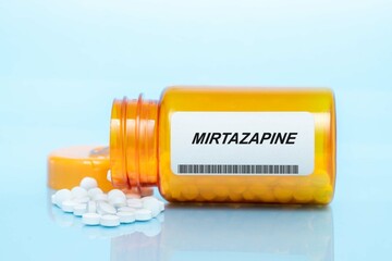 Wall Mural - Mirtazapine Drug In Prescription Medication  Pills Bottle