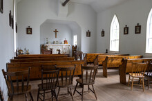Interior Of Church Recreated From The Municipal Era In The Early 1900s 