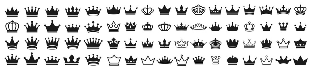 crown king mega icon set