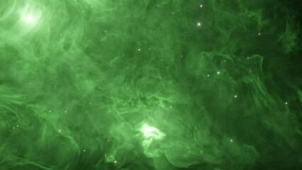 Wall Mural - 3d animation - Zooming into a nebula.
