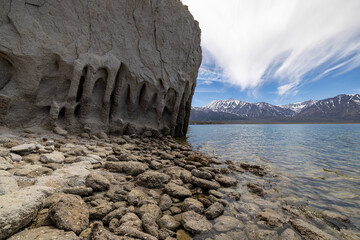 Canvas Print - lake and rocks