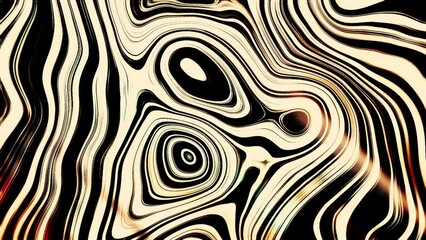 Wall Mural - liquid psychedelic pattern of curved lines. motion. moving liquid pattern with curved lines. spots a