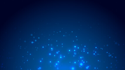Wall Mural - abstract dot white blue pattern gradient texture technology background.