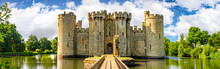 Panorama Of Bodiam Castle From North